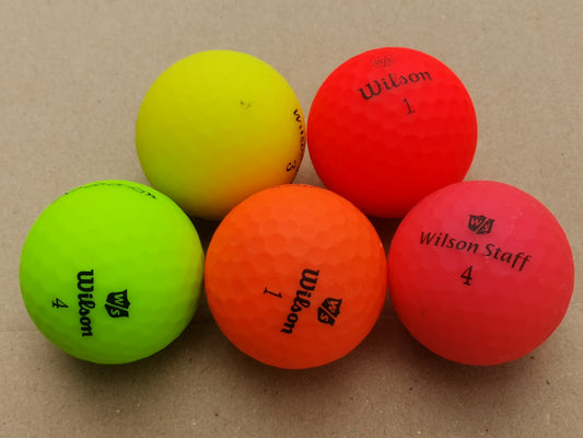 Wilson Staff matte golfballen mix